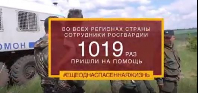 Росгвардейцы пришли на помощь 1019 раз, в том числе при ДТП в Дагестане