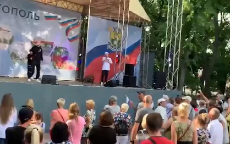 Ставропольская группа "ПослеZavtra" выступила на концерте в Мелитополе