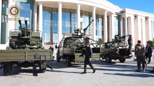 В Грозном представили автомобили для военных «Джихад-машины»