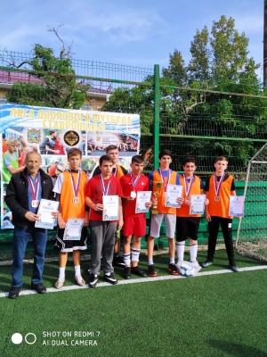 Железноводская детская команда вошла в тройку победителей краевой лиги дворового футбола