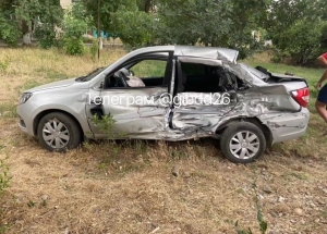 На Ставрополье неопытный водитель спровоцировала тройное ДТП