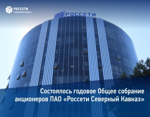 Собрание акционеров «Россети Северный Кавказ» подвело итоги работы за 2021 год