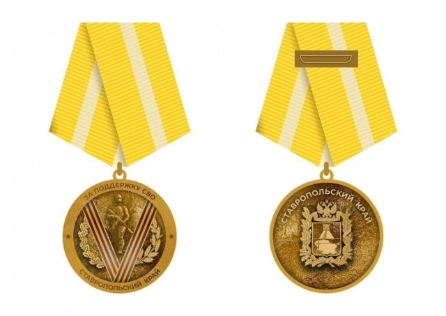 <i>Жители Ставрополья проголосовали за дизайн медали «За поддержку СВО»</i>