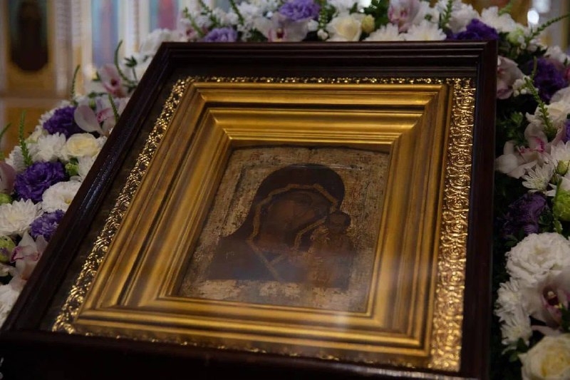 В Черкесск для Всероссийского молебна о Победе привезли Казанскую икону Божией Матери