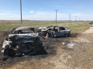Вблизи Будённовска в лобовом столкновении машин погибли двое водителей