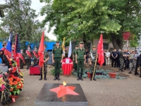 В Минераловодском округе торжественно захоронили останки лётчика Василия Колбасы