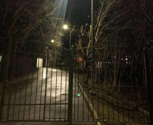 В Ставрополе дорогу к школе №27 осветили 20 фонарей
