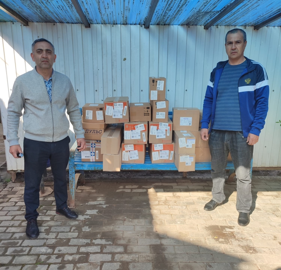 Новую партию гуманитарной помощи с медикаментами подготовили Представители Курдской общины