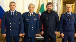 Слева направо: Адаев, Пономарев, Р. Кадыров, Ш. Кадыров