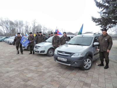 Ставропольские казаки приняли участие в акциях в поддержку армии и Президента