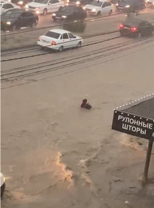 В Махачкале сняли короткометражку по реалиям дня: «Унесенная ливнем»