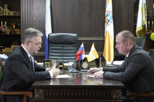 Механизмы поддержки бизнеса обсудили Владимир Владимиров и Сергей  Крынин
